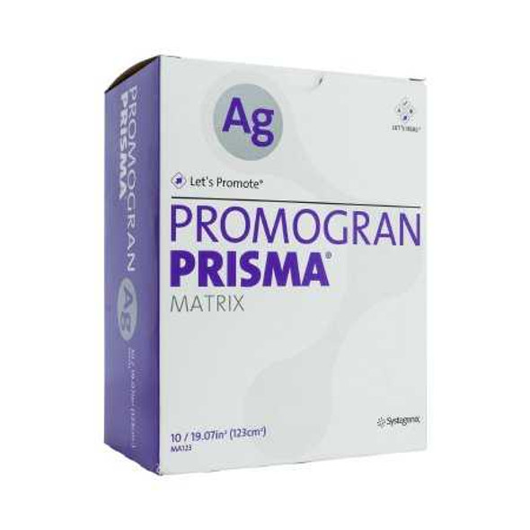 Collagen Dressing with Silver Promogran Prisma Matrix 19-1/10 X 19-1/10 Inch Hexagon Sterile MA123 Each/1 MA123 SYSTAGENIX WOUND MANAGEMENT 517797_EA