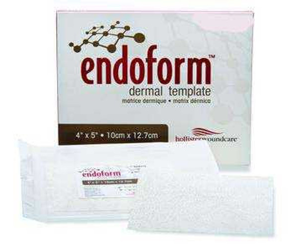 Collagen Dressing Endoform® Natural Dermal Template 2 x 2 Inch Square Sterile 529311 Box of 10 529311 Endoform® Natural Dermal Template 833931_BX
