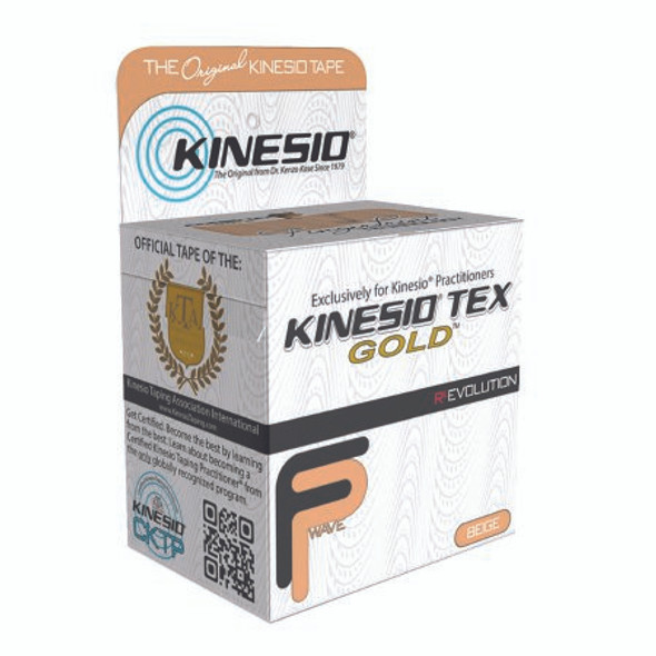 Kinesiology Tape Kinesio Tex Gold FP Water Resistant Cotton 2 Inch X 5-1/2 Yard NonSterile 24-4870 Each/1