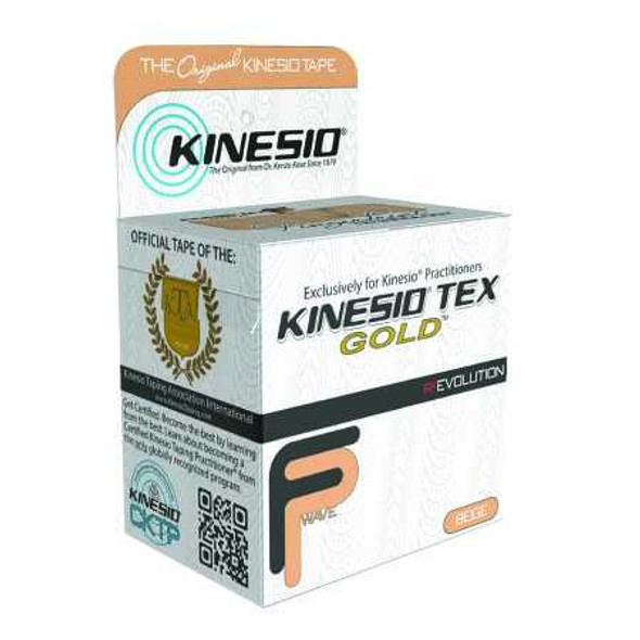 Kinesiology Tape Kinesio® Tex Gold™ FP Beige 2 Inch x 5-1/2 Yard Cotton NonSterile 24-4870 Pack of 1 24-4870 Kinesio® Tex Gold™ FP 849874_EA
