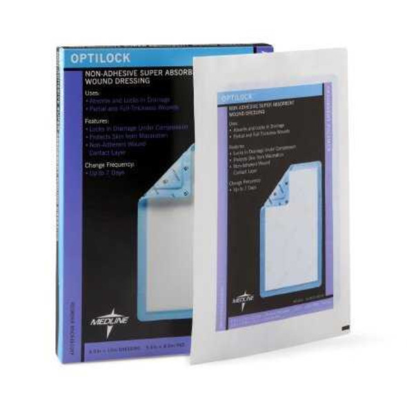 Non Adherent Dressing Optilock 6.5 X 10 Inch Sterile MSC64610EP Box/10 MSC64610EP MEDLINE 798793_BX