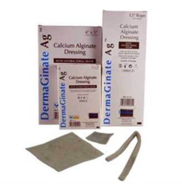 Calcium Alginate Dressing with Silver DermaGinate/ Ag 2 X 2 Inch Square Sterile 00520E Each/1 00520E DERMARITE INDUSTRIES LLC 718957_EA