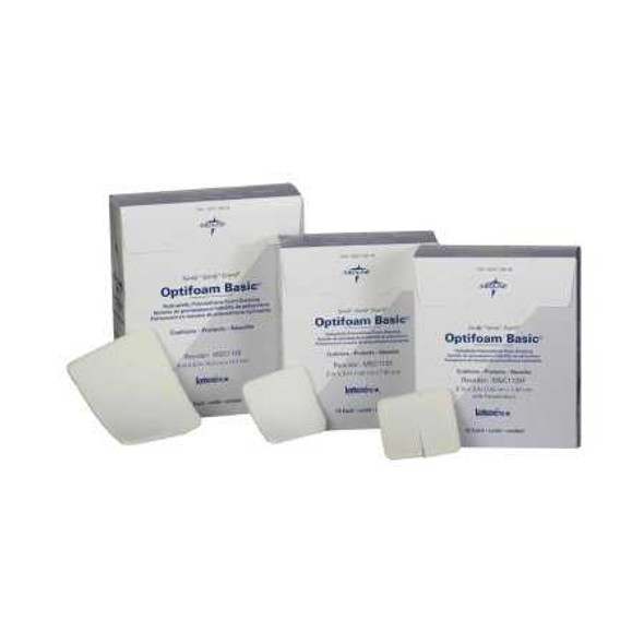 Foam Dressing Optifoam Basic 4 X 5 Inch Rectangle Non-Adhesive without Border Sterile MSC1145 Each/1 MSC1145 MEDLINE 913897_EA