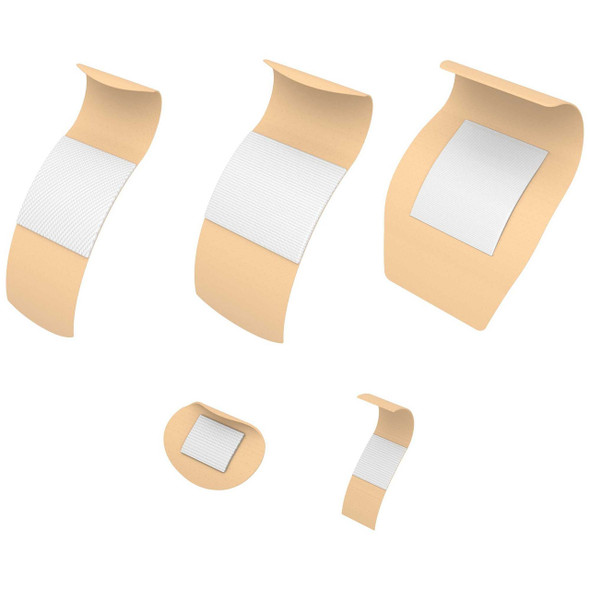 Adhesive Strip Dynarex 1 X 3 Inch Plastic Rectangle Sheer Sterile 3602 Case/2400 3602 DYNAREX CORP. 953299_CS