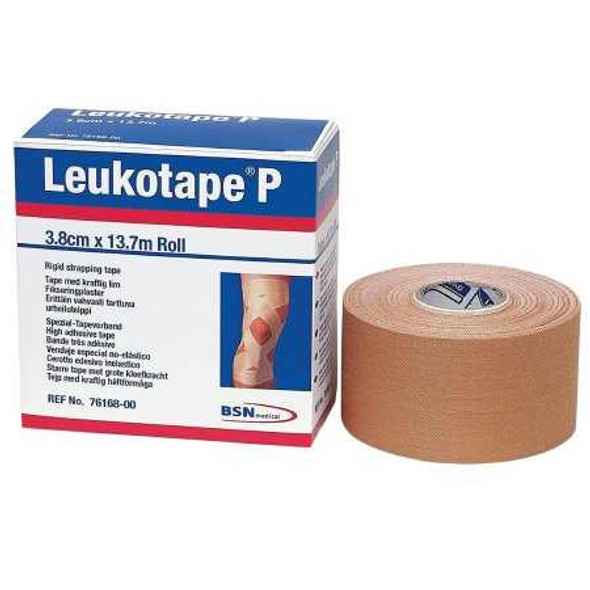 Orthopedic Corrective Tape Leukotape P Porous Rayon / Zinc Oxide 1-1/2 Inch X 15 Yard NonSterile 76168 Case/30 76168 BEIERSDORF/JOBST, INC 196911_CS
