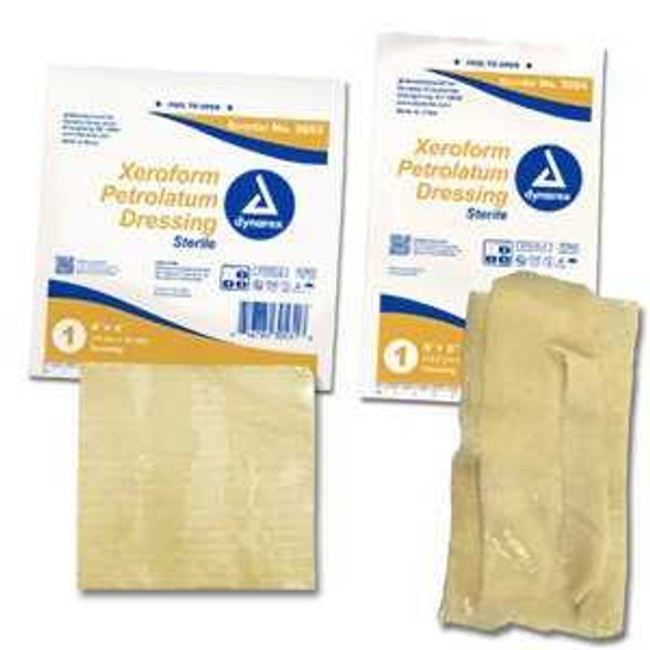 DRSG GZE XEROFORM 4"X4" 25/BX 4BX/CS DYNREX 3053 Box/25 3053 DYNAREX CORP. 1060827_BX