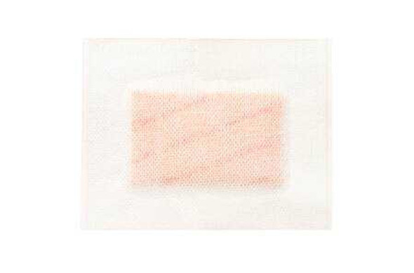 Foam Dressing PolyMem 4 X 5 Inch Rectangle Adhesive with Border Sterile 7405 Case/60 7405 FERRIS MANUFACTURING 509351_CS