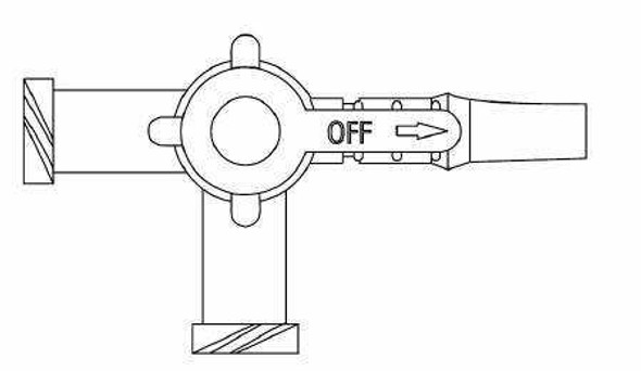 Stopcock Discofix 3-Way 455991 Each/1 455991 B.BRAUN MEDICAL INC. 206045_EA