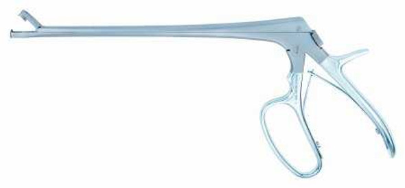 Biopsy Forceps McKesson Argent Tischler-Morgan 9-3/4 Inch Surgical Grade Stainless Steel NonSterile w/Lock Pistol Grip Handle w/Spring Straight 1.5 X 3 X 6 mm Bite 43-1-1442 Each/1 43-1-1442 MCK BRAND 535537_EA