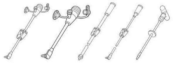 Bolus Extension Set MIC-Key Cath Tip Secur-Lok Right Angle 24 Inch NonSterile 0124-24 Each/1 0124-24 HALYARD SALES LLC 326957_EA