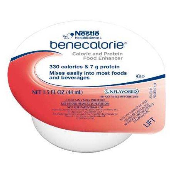 Protein and Calorie Supplement Benecalorie Unflavored 1.5 oz. Cup Ready to Use 28250000 Case/24 28250000 NESTLE'HEALTHCARE NUTRITION 460437_CS