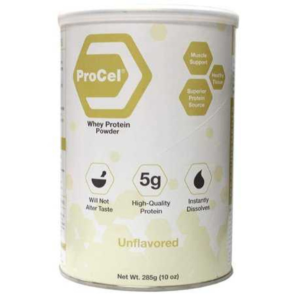 Whey Protein Supplement ProCel Unflavored 10 oz. Can Powder GH80 Each/1 GH80 GLOBAL HEALTH PRODUCTS INC 671489_EA