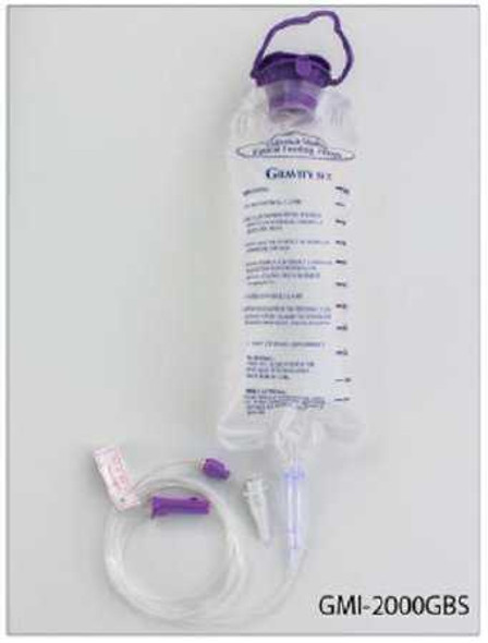 Gravity Feeding Bag Set with ENFit Connector Generica 1000 mL GMI2000GBS Each/1 GMI2000GBS GENERICA MEDICAL INTERNATIONAL 1034493_EA