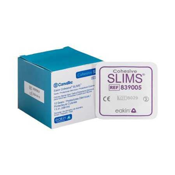Ostomy Barrier Seal Eakin Cohesive Slim Outer Diameter 2 Inch Thickness 1/8 Inch 839005 Box/10 CONVA TEC 728783_BX