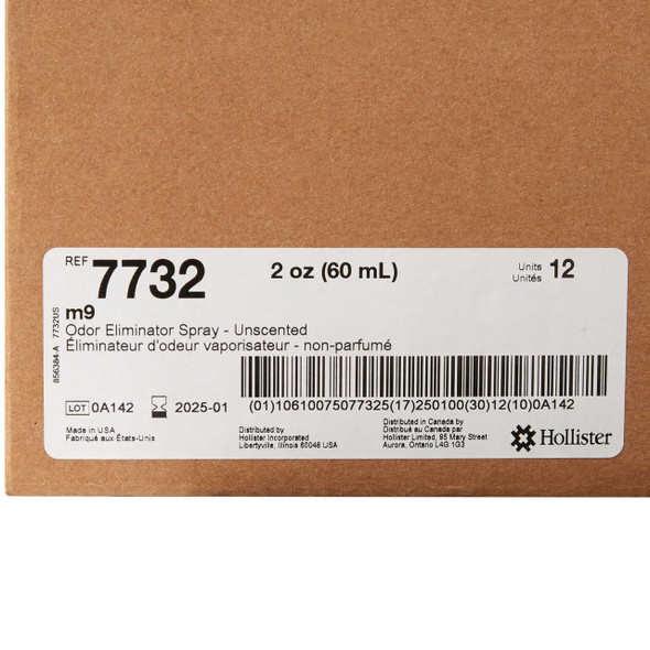 Odor Eliminator M9 2 oz Pump Spray Bottle Unscented 7732 Each/1 7732 HOLLISTER, INC. 388150_EA