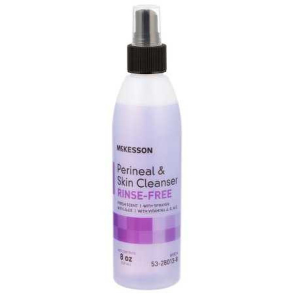 No-Rinse Perineal Wash McKesson Liquid 8 oz. Pump Bottle Fresh Scent 53-28013-8 Each/1 53-28013-8 MCK BRAND 877029_EA
