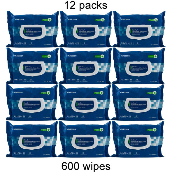 Personal Cleansing Wipe StayDry® Soft Pack Scented 50 Count WPW50 Pack of 1 WPW50 StayDry® 499965_PK