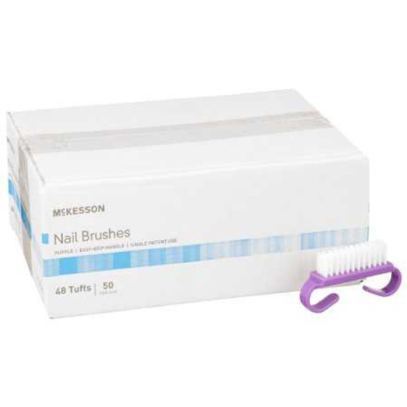 Nail Brush McKesson Soft Bristle Purple 946 Box/50 946 MCK BRAND 940523_BX