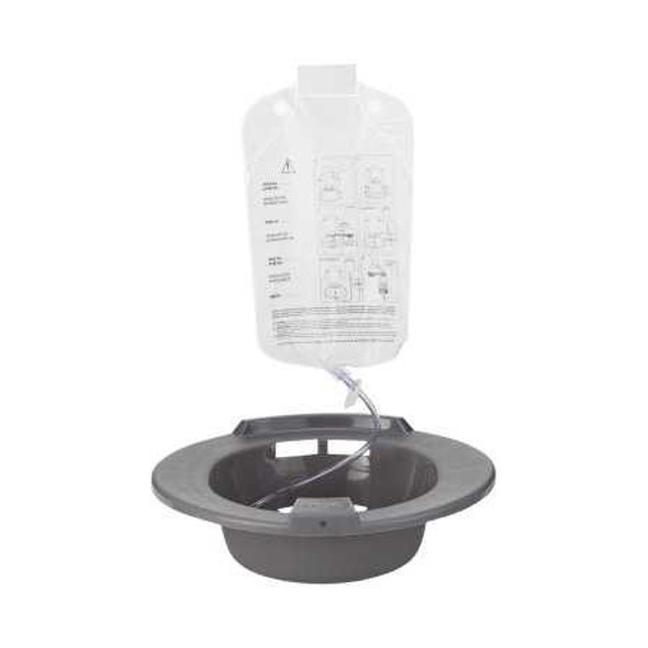 Sitz Bath McKesson Round Graphite Plastic 56-80102 Case/10 56-80102 MCK BRAND 1028137_CS