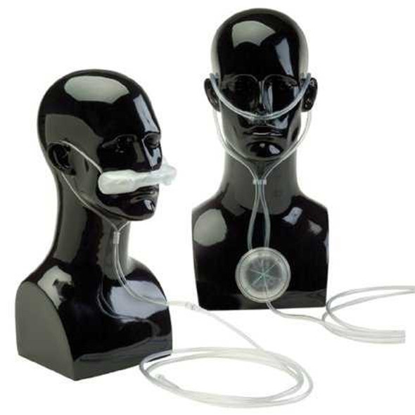 Oxygen Conserving Nasal Cannula Continuous Flow CHAD Oxymizer Adult Mustache Style Nasal Prong O-224 Each/1 O-224 DRIVE MEDICAL DESIGN & MFG 747291_EA