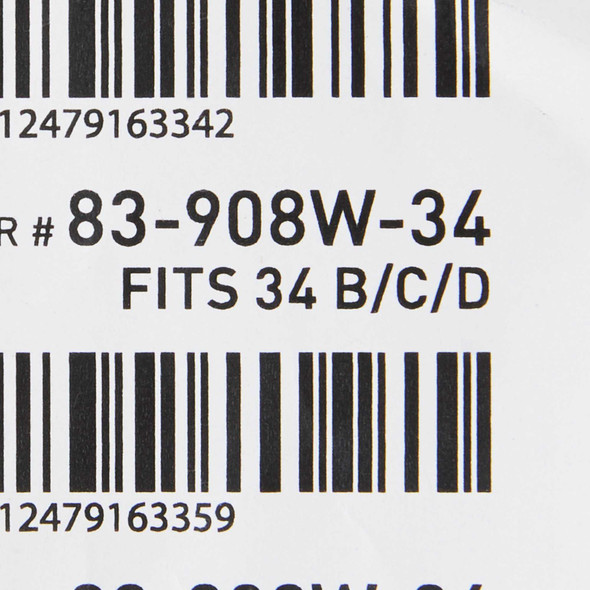 Post-Surgical Bra McKesson White 34 Inch 83-908W-34 Each/1 MCK BRAND 544586_EA