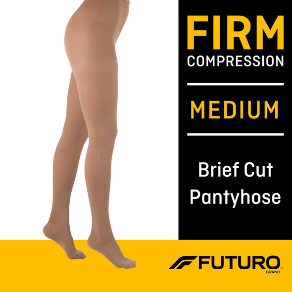 Compression Pantyhose Futuro Medium Beige 71029EN Box/12 3M HEALTHCARE (NEXCARE) 421889_CS