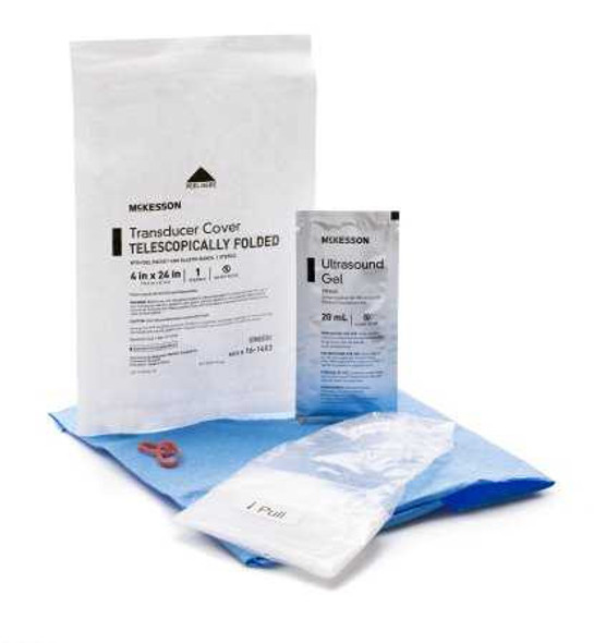 Transducer Cover McKesson 4 X 24 Inch Polyethylene Sterile Transducer - Vaginal / Rectal 16-1403 Box/24 MCK BRAND 1087361_BX