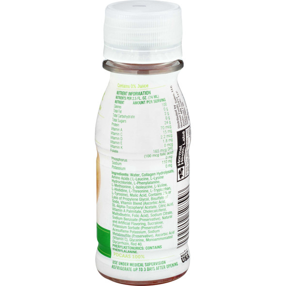 Oral Protein Supplement Healthyshot Peach 2.5 oz. Bottle Ready to Use 72855 Case/24 HORMEL FOOD SALES LLC 730791_CS