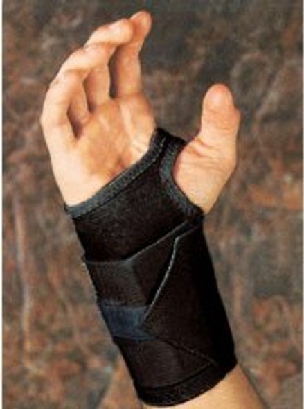 Wrist Support with Tension Strap Elastic / Plastic Right Hand Black Large 1378 BLA LGR Each/1
