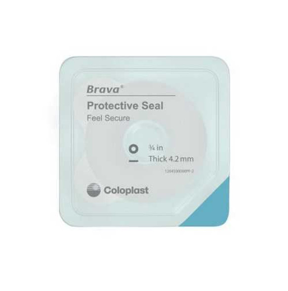 Skin Barrier Brava Protective Seal 3/4 Inch Stoma 12045 Box/10 COLOPLAST INCORPORATED 1053197_BX