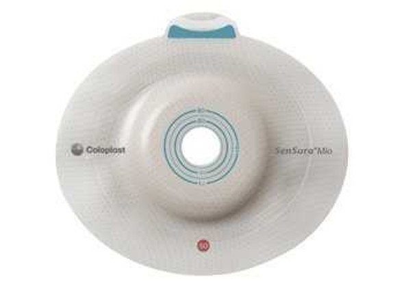 Ostomy Barrier SenSura Mio Click Pre-Cut Standard Wear Elastic 40 mm 2-Piece 11/16 Inch Stoma 16903 Box/5 COLOPLAST INCORPORATED 1006230_BX