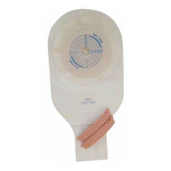 Ostomy Pouch Safe n Simple One-Piece System 12 Inch Length Drainable Flat Trim to Fit SNS12T100 Case/80 SAFE N SIMPLE LLC 1052589_CS