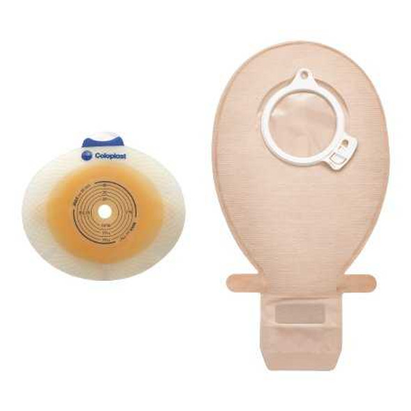 Filtered Ostomy Pouch SenSura Click Two-Piece System 7 Inch Length Midi Closed End 10154 Box/30 COLOPLAST INCORPORATED 678544_BX