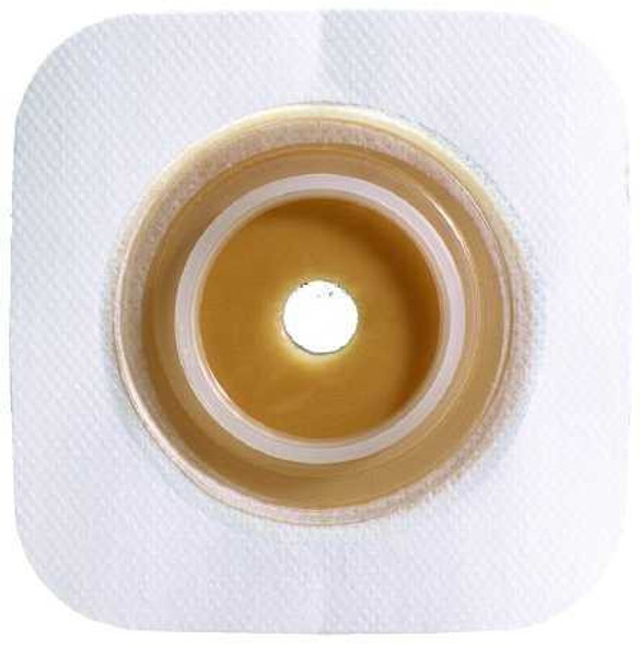 Colostomy Barrier Sur-Fit Natura Trim to Fit Standard Wear Stomahesive Tan Tape 1-1/4 Inch Flange Sur-Fit Natura Hydrocolloid Up to 1/2 to 3/4 Inch Stoma 125262 Box/10 CONVA TEC 325399_BX