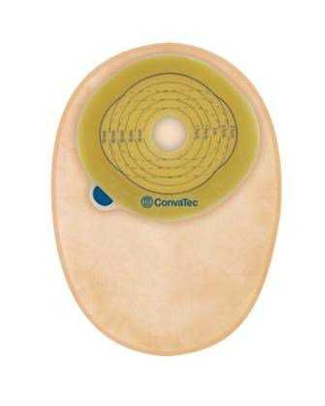 Filtered Ostomy Pouch Esteem One-Piece System 8 Inch Length 13/16 to 2-3/4 Inch Stoma Closed End Trim to Fit 416701 Box/30 CONVA TEC 801313_BX