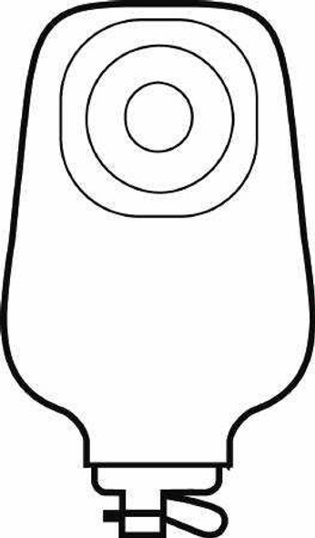 Urostomy Pouch Premier One-Piece System 9 Inch Length 3/4 Inch Stoma Drainable 8467 Box/10 HOLLISTER, INC. 304039_BX