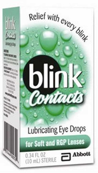 Lubricant Eye Drops Blink Contacts 10 mL Drop 1187558 Each/1 US PHARMACEUTICAL DIVISION/MCK 725899_EA