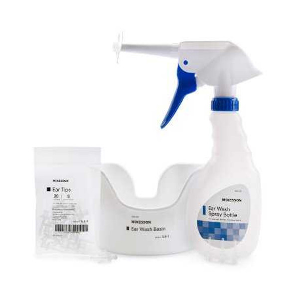 Ear Wash System McKesson Disposable Tip Blue / White 140-4 Bag of 1 McKesson 1068696_BG