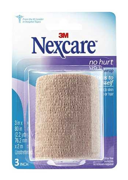 Cohesive Bandage Nexcare Self-Adherent 3 Inch X 2.2 Yards Tan NHT-3 Box/12 3M HEALTHCARE (NEXCARE) 1084054_BX