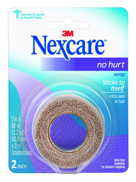 Cohesive Bandage Nexcare Self-Adhering 2 X 80 Inch Tan NHT-2 Box/24 3M HEALTHCARE (NEXCARE) 1084049_BX