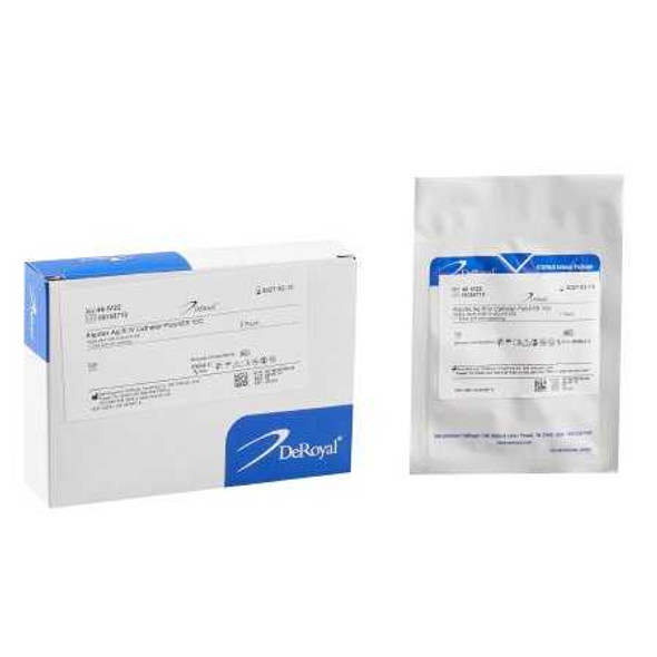 Catheter Dressing with Silver Algidex Ag I.V. PATCH 1 Inch Disc with 4 mm Opening Fenestrated Round Sterile 46-IV22 Each/1 DE ROYAL INDUSTRIES 530229_PK