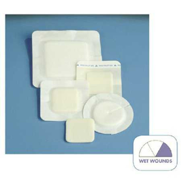 Foam Dressing Polyderm Border 4 Inch Diameter Fenestrated Round Non-Adhesive with Border Sterile 46-908 Each/1 DE ROYAL INDUSTRIES 747279_EA