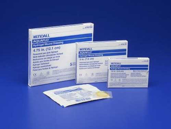 Hydrogel Dressing Kendall 3 Inch Diameter Circle NonSterile 8884476139 Box/5 KENDALL HEALTHCARE PROD INC. 372705_BX