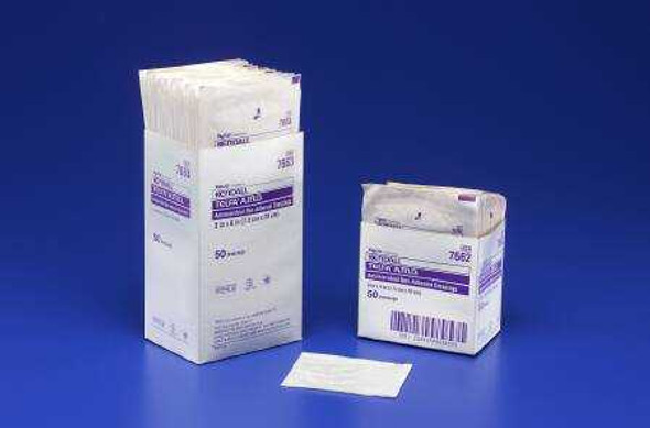 Antimicrobial Dressing Telfa AMD 4 X 14 Inch Sterile 7668 Case/50 KENDALL HEALTHCARE PROD INC. 460281_CS