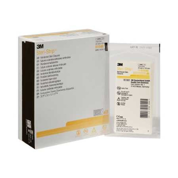 Skin Closure Strip Steri-Strip 1 X 5 Inch Nonwoven Material Reinforced Strip White R1548 - EACH/1 3M 5967_EA