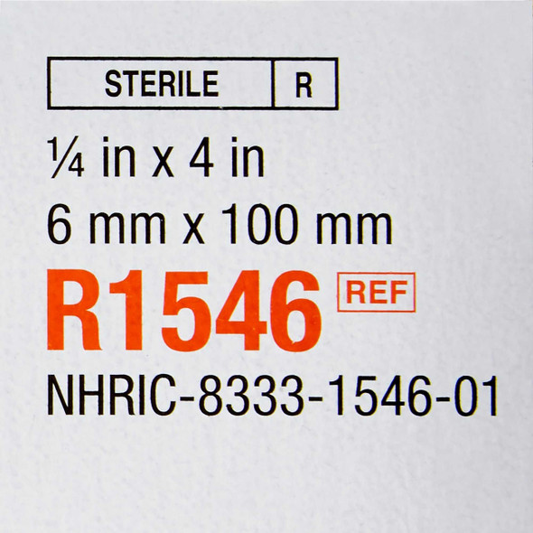 Skin Closure Strip Steri-Strip 1/4 X 4 Inch Nonwoven Material Reinforced Strip White R1546 Case/2000 3M 5784_CS