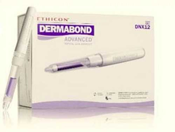 Topical Skin Adhesive Dermabond Advanced 0.7 mL Liquid Precision Applicator Tip DNX12 Each/1 JOHNSON & JOHNSON ETHICON 915867_EA