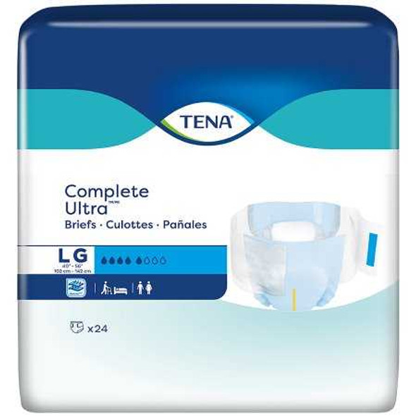 Unisex Adult Incontinence Brief TENA Complete Ultra Large Disposable Moderate Absorbency 67332 Case/72 41167000841 Essity HMS North America Inc 1160261_CS