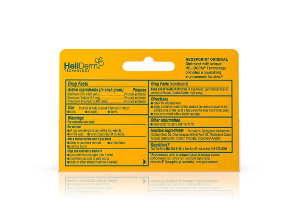 First Aid Antibiotic Neosporin® Ointment 0.5 oz. Tube 00312547238212 Tube of 1 9386 Neosporin® 386810_TU