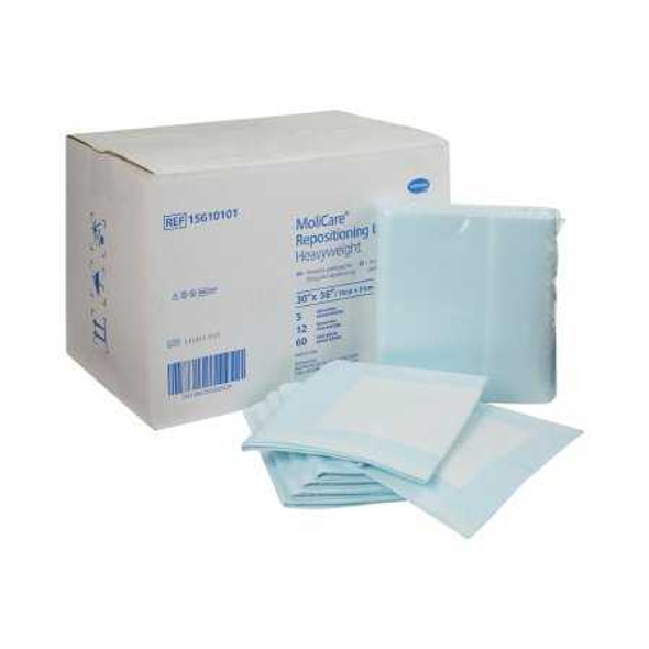 Positioning Underpad MoliCare 30 X 36 Inch Disposable Polymer Moderate Absorbency 15610101 Case/60 184256 Hartmann 1129927_CS